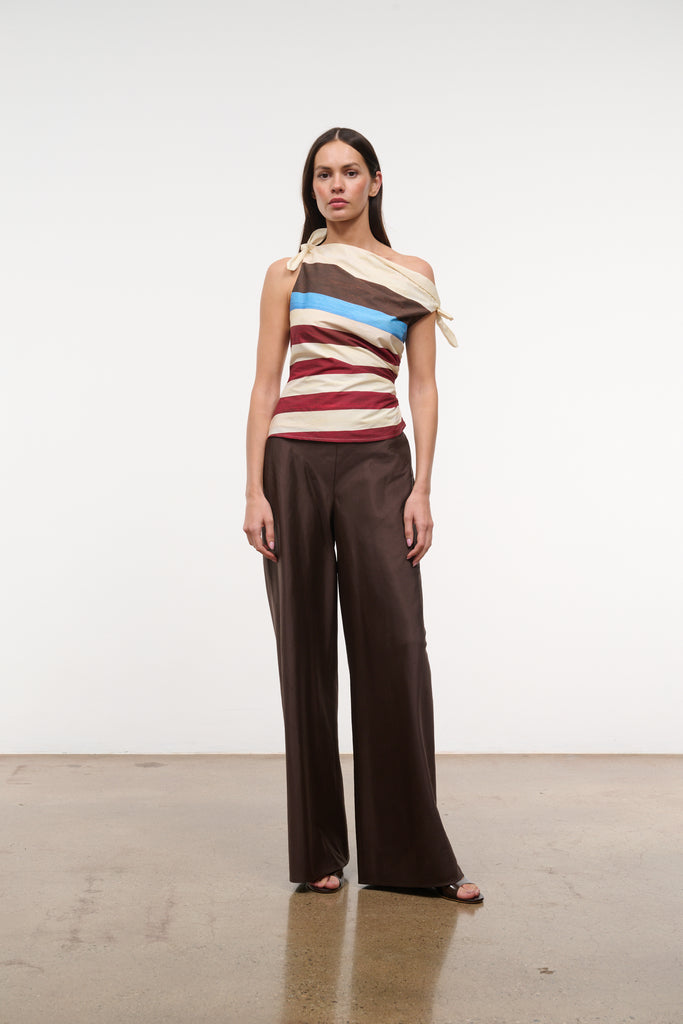 Bellaria Top Caffe Stripe