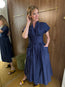 Gimena Long Dress Navy