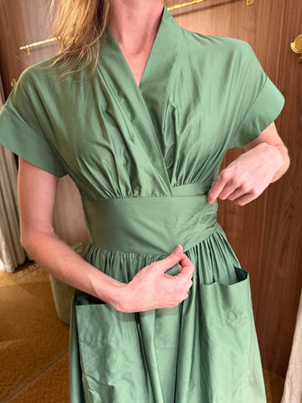 Gimena Long Dress Green