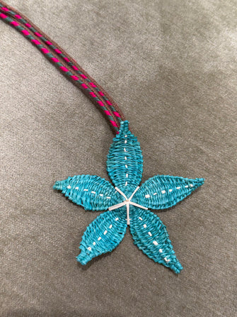 Guanabana Starfish Handmade Charm Blue