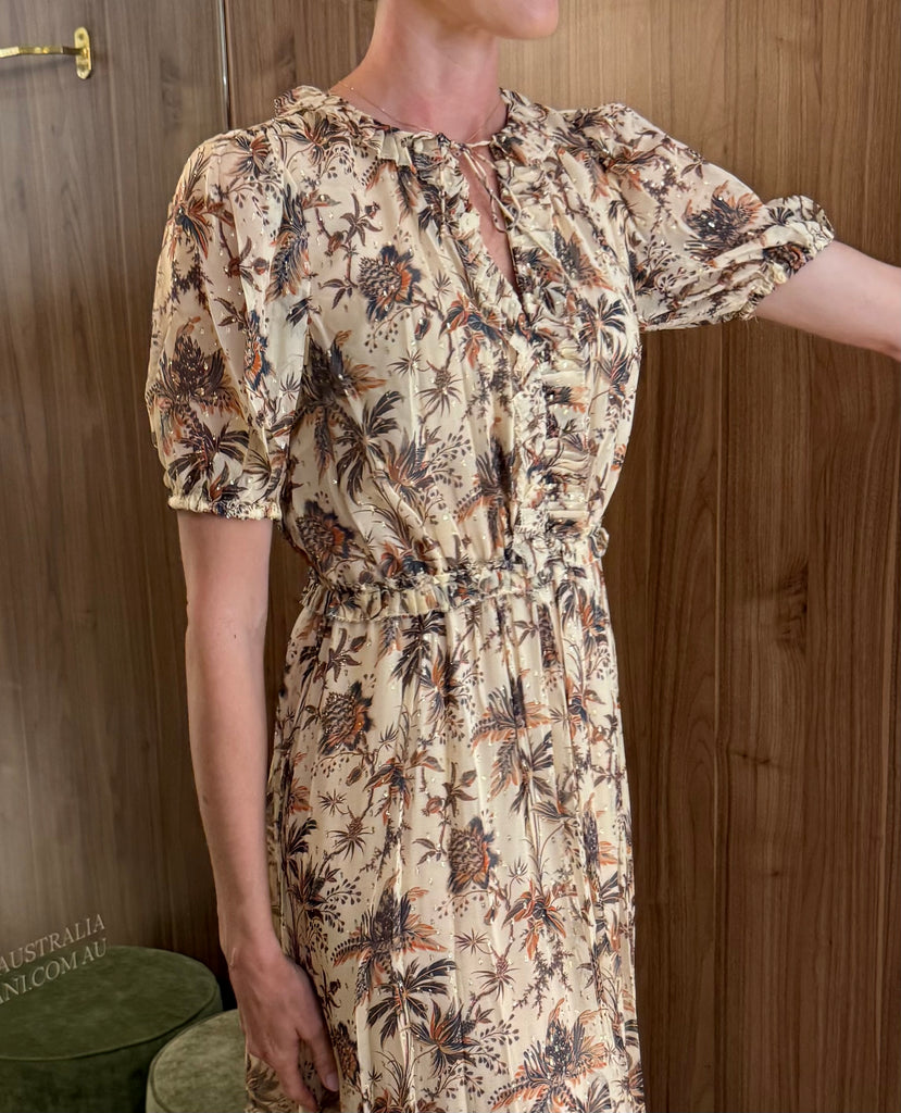 Rosamunde Dress in Cameo