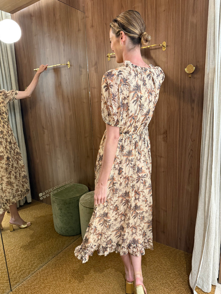 Rosamunde Dress in Cameo