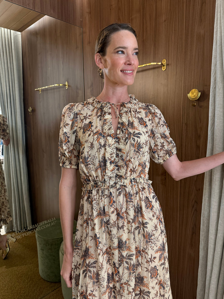 Rosamunde Dress in Cameo