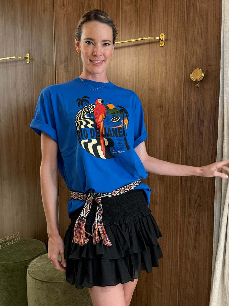 Etki Woven Belt Black Gold