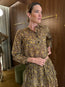Maria Shirt Khaki Floral