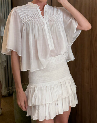 Naomi Skirt Solid White