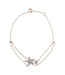 Lucina Double Star Diamond Bracelet Yellow Gold