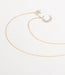 Asteria One Only Moon & Star Necklace Yellow Gold