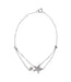 Lucina Double Star Diamond Bracelet White Gold