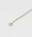 18ct Single Star Diamond Necklace Yellow Gold