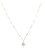 18ct Single Star Diamond Necklace Yellow Gold