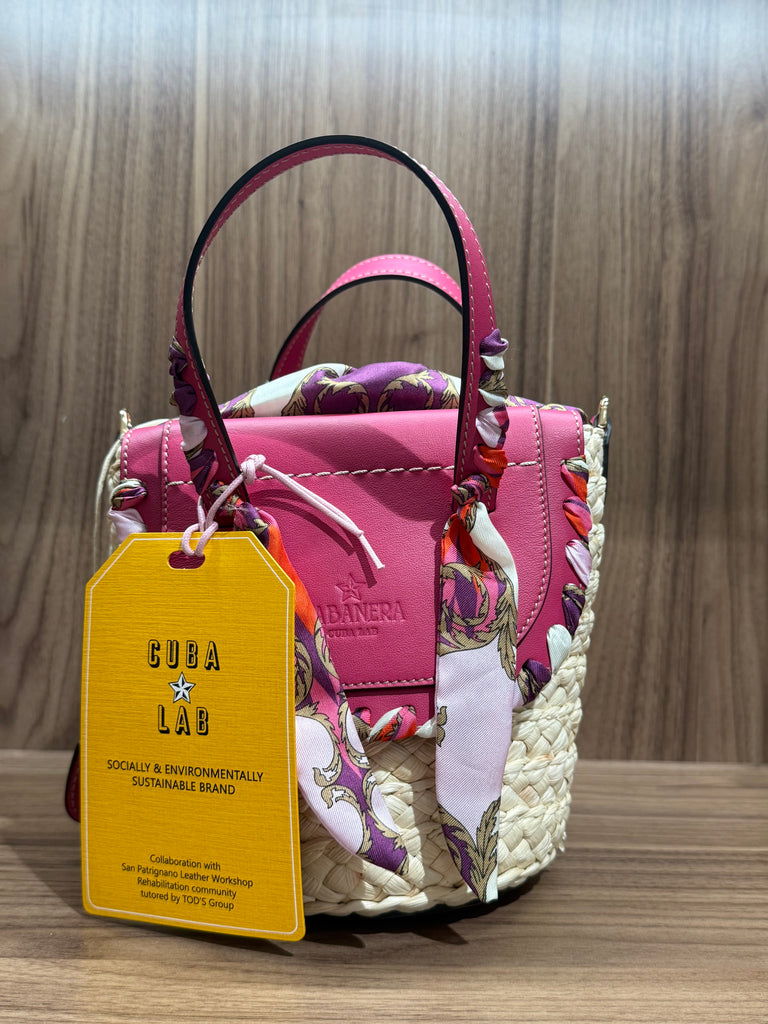 Habanera Bag Kaleidos Magenta Silk (Feat. Valentino)