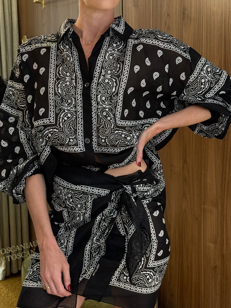 Bandana Shirt Black