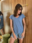 Velvet Originals Jillian V Tee Yacht