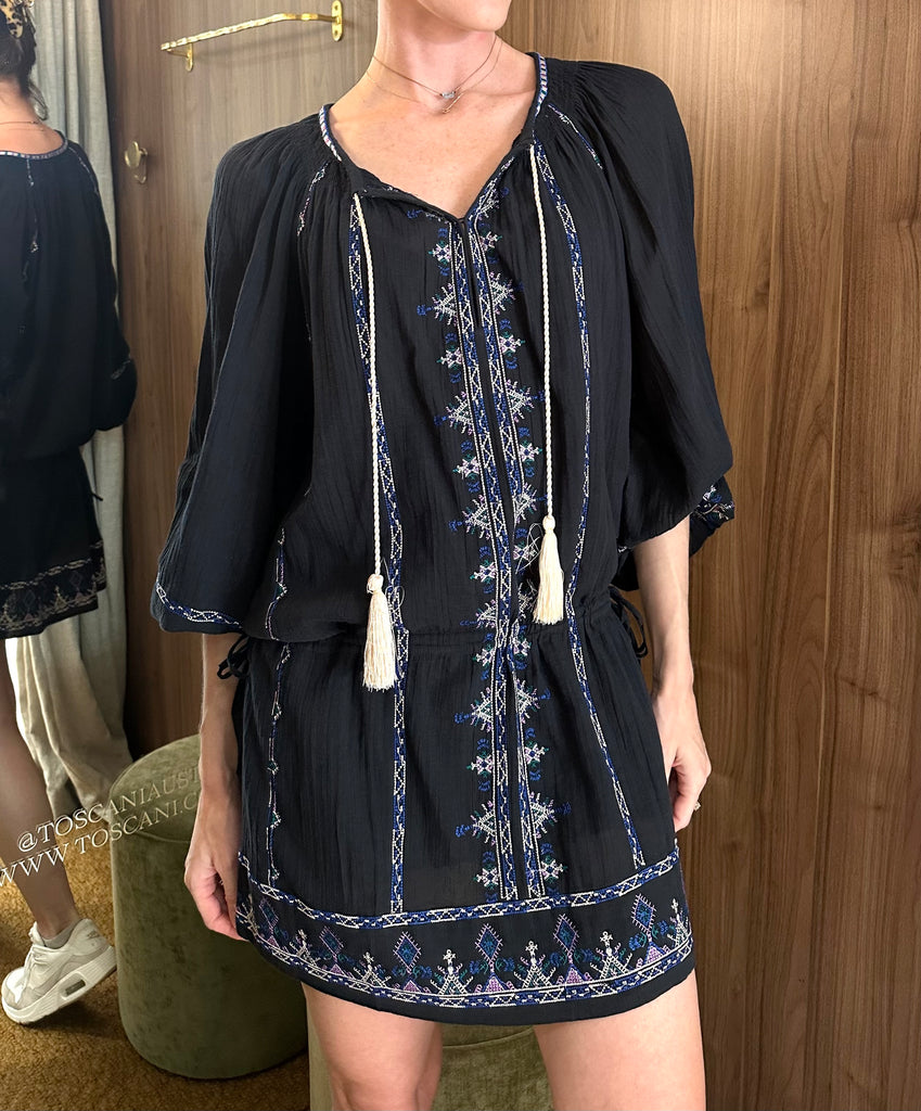 Parsley Embroidered Dress