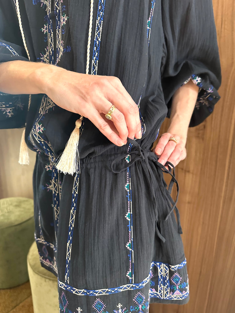 Parsley Embroidered Dress