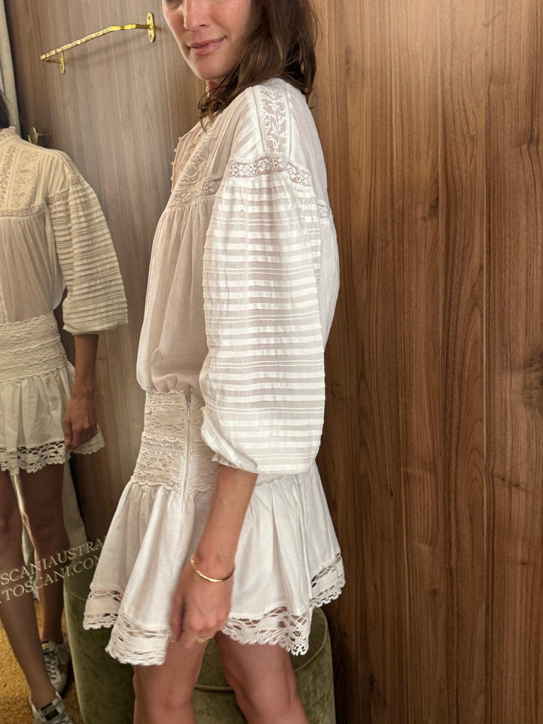 Dahlia Blouse White