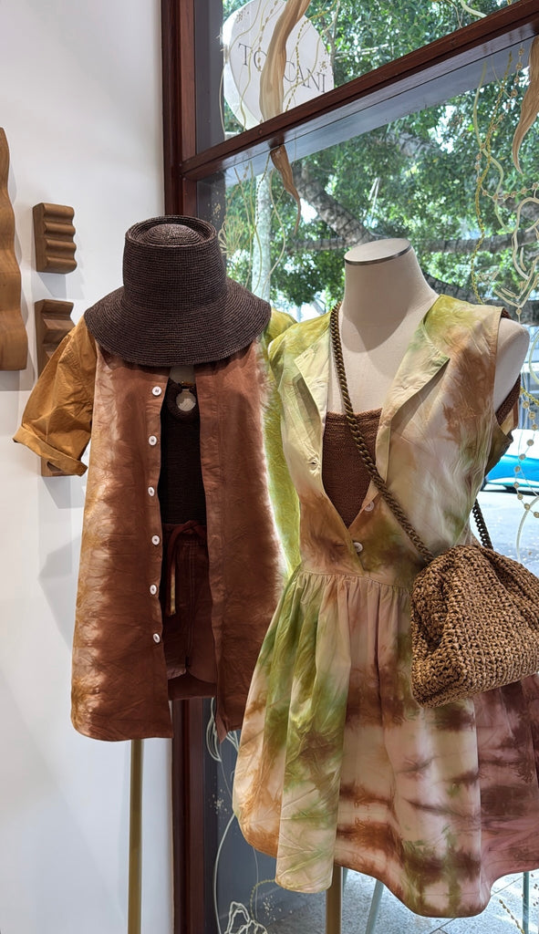 Sleeveless Cotton Mini Dress Peppermint Stripe