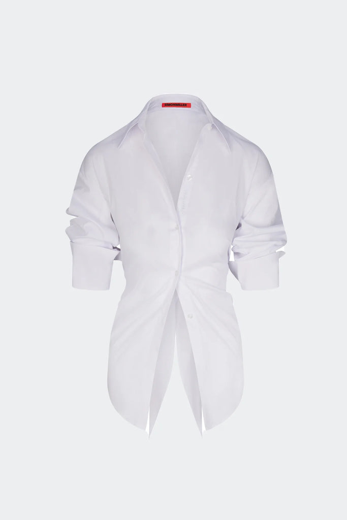 Loch Poplin Button Up Macadamia