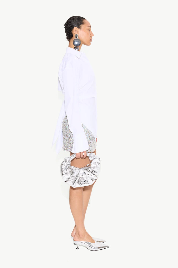 Loch Poplin Button Up Macadamia