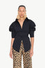 Loch Poplin Button Up Black
