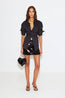 Loch Poplin Button Up Black