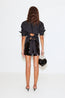 Loch Poplin Button Up Black