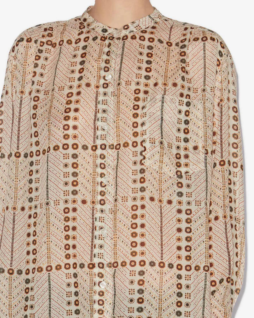 Mexika Shirt in Ecru