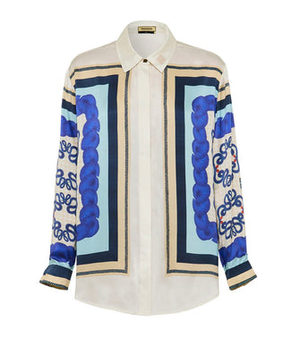 Yin Blue Diamond Shirt