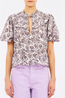 Elvie Short Sleeve Cotton Top Meadow