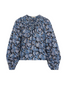 Florelle Long Sleeve Cotton Blouse Zinnia