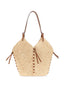 Tampa Small Raffia Cognac Bag