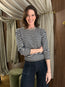 Stripe Sweater Navy Oatmeal