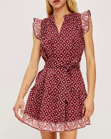 Katia Dress Flower Chain