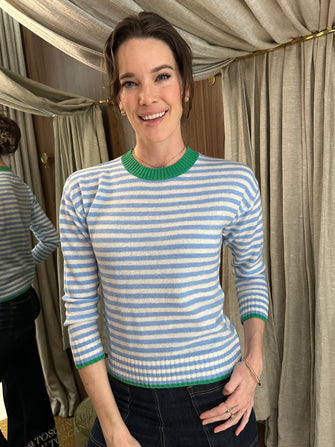 Stripe Sweater Blue