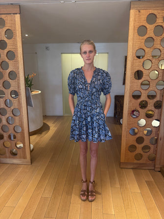 Sofia Short Sleeve Mini Dress Zinnia