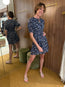 Sofia Short Sleeve Mini Dress Zinnia