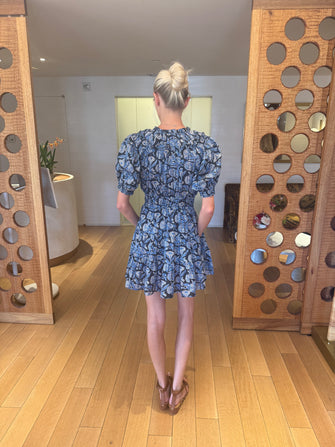 Sofia Short Sleeve Mini Dress Zinnia