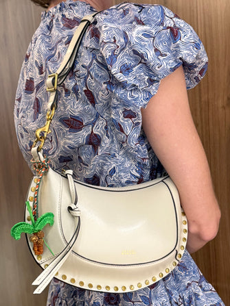 Oskan Moon Shoulder Bag Chalk