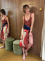 Celine Swim Metallic Rosewood Covered Hoops
