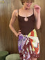 Mia Beaded Swim Metallic Chocolate