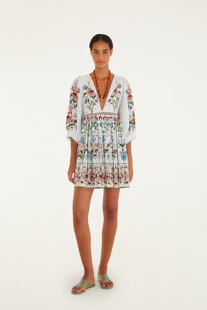 Stitched Garden Mini Dress