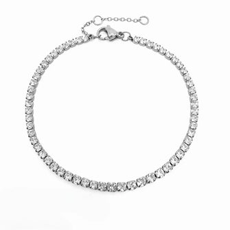 Sofira Tennis Bracelet Silver