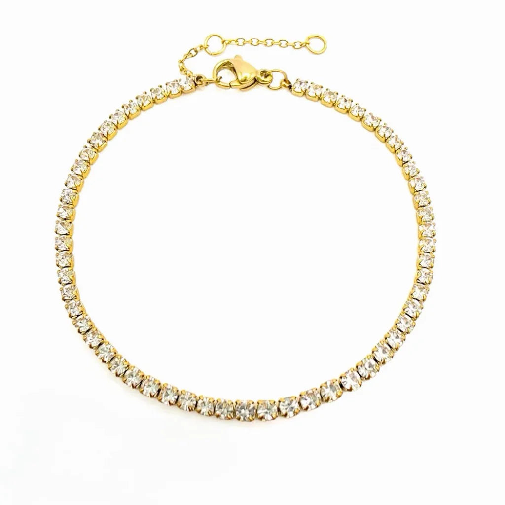 Sofira Tennis Bracelet Gold