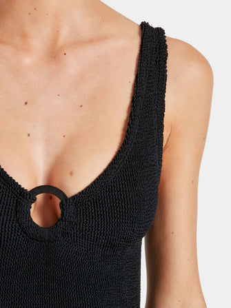 Celine Swim Black Covered Hoops