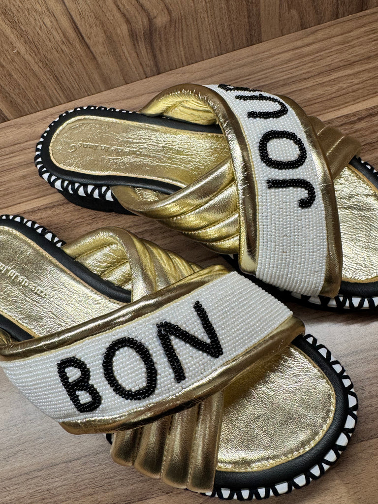Bon Jour Slide Gold Black PRE-ORDER