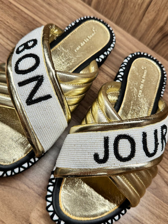 Bon Jour Slide Gold Black PRE-ORDER