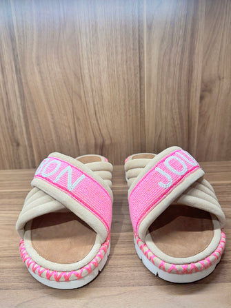 Bon Jour Slide Beige Pink
