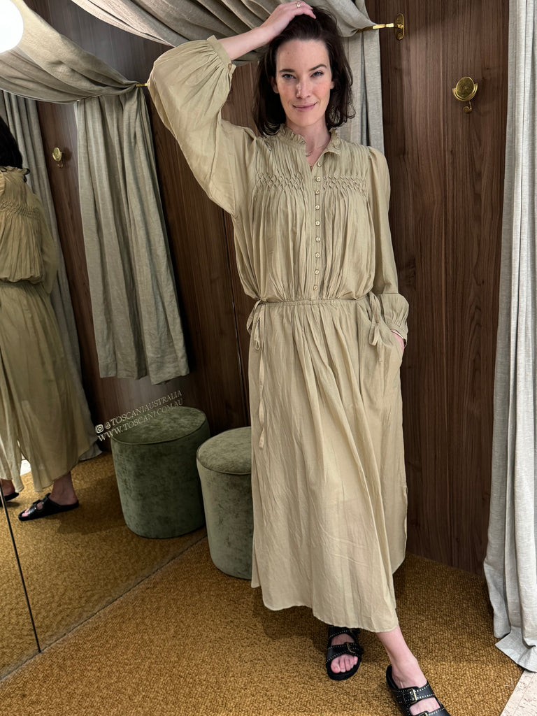 Dalida Dress Light Khaki
