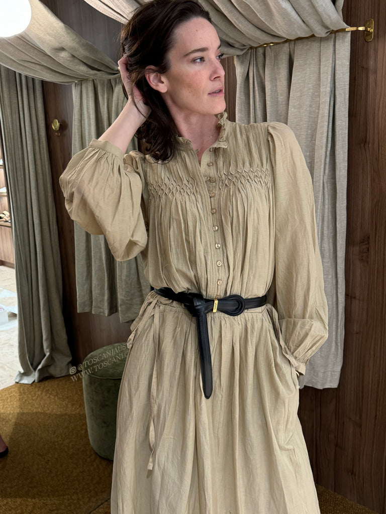 Dalida Dress Light Khaki